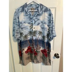 NWT Steve & Barrys Classic Hawaiian‎ Shirt XL